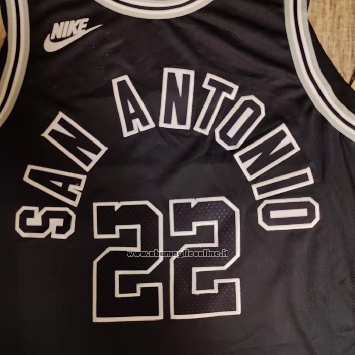 Maglia San Antonio Spurs Malaki Branham #22 Classic Autentico 2022-23 Nero